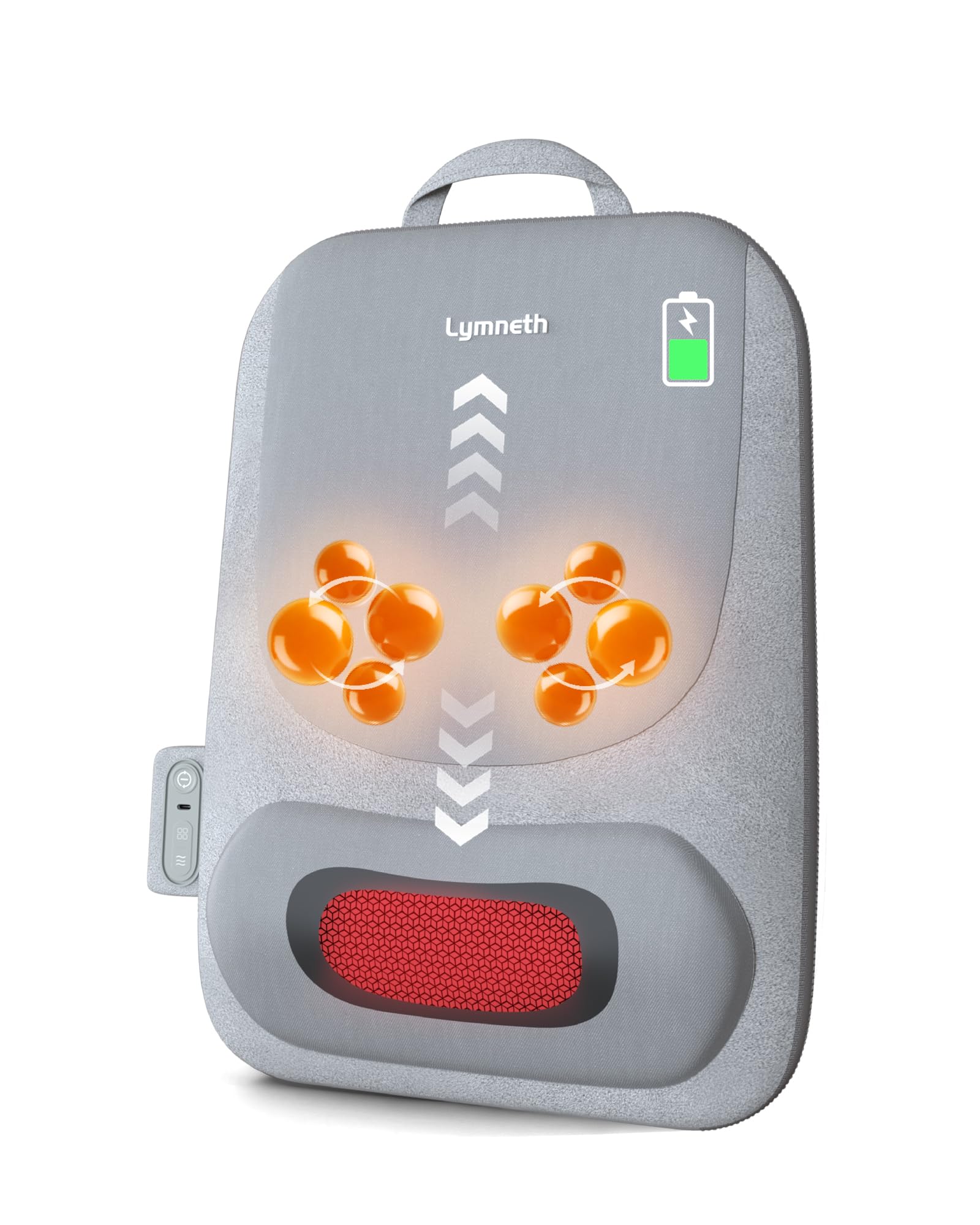 Up and Down Rolling Massage & Heated Lower Back Massager