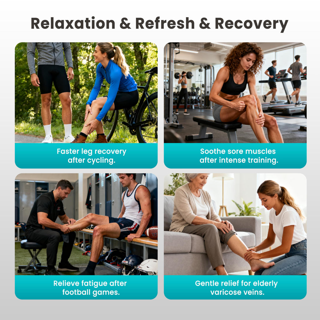 Professional Air Compression Leg Massager for Circulation and Pain Relief